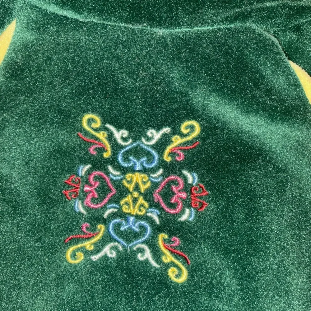Vintage Build-A-Bear Irish Step Dancer Green Velvet Dress St. Patty’s Costume